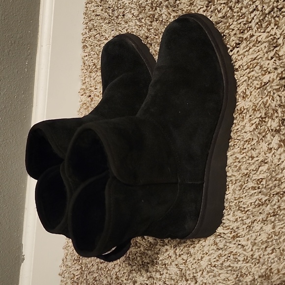 UGG Black Suede  Boots - Picture 2 of 4